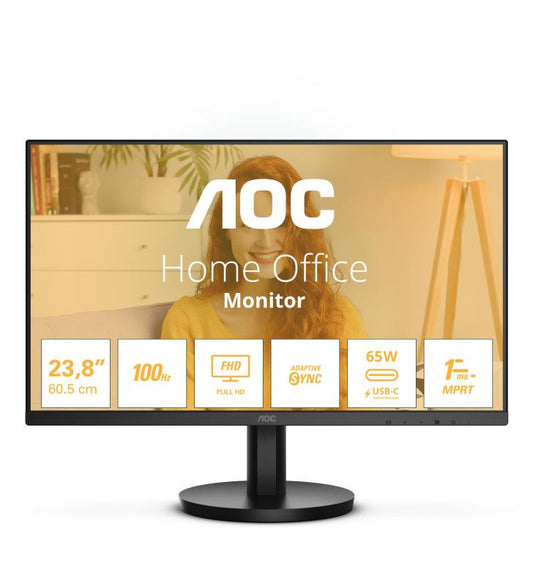 AOC 24B3CA2 Ã©cran plat de PC 60,5 cm (23.8") 1920 x 1080 pixels Full HD LED Noir