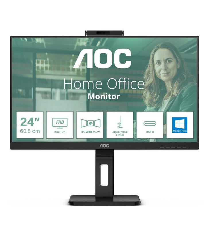 AOC 24P3CW Ã©cran plat de PC 60,5 cm (23.8") 1920 x 1080 pixels Full HD LED Noir