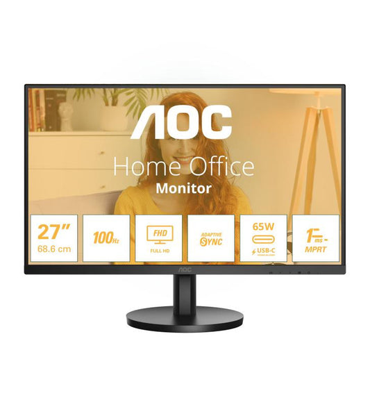 AOC 27B3CA2 Ã©cran plat de PC 68,6 cm (27") 1920 x 1080 pixels Full HD LED Noir