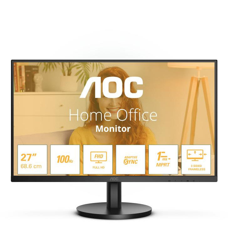 AOC B3 27B3HMA2 LED display 68,6 cm (27") 1920 x 1080 pixels Full HD LCD Noir