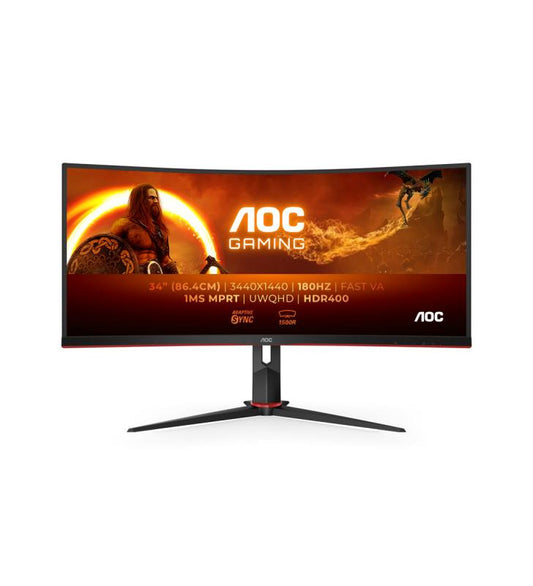 AOC G2 CU34G2XP/BK Ã©cran plat de PC 86,4 cm (34") 3440 x 1440 pixels