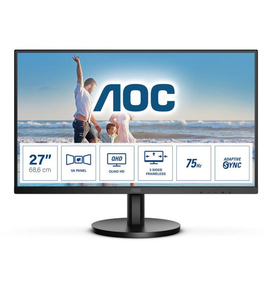 AOC Q27B3MA LED display 68,6 cm (27") 2560 x 1440 pixels Quad HD Noir