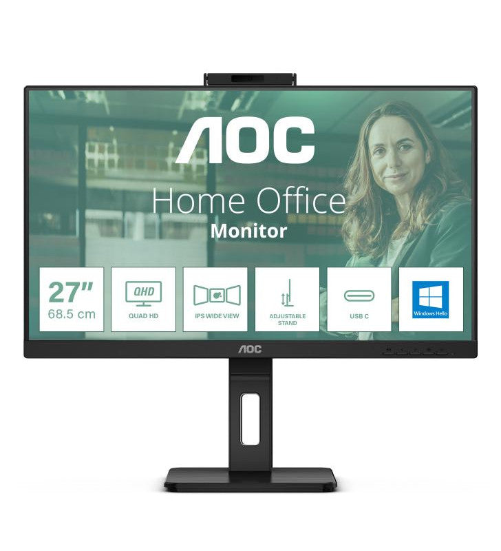 AOC Q27P3CW Ã©cran plat de PC 68,6 cm (27") 2560 x 1440 pixels Quad HD LED Noir