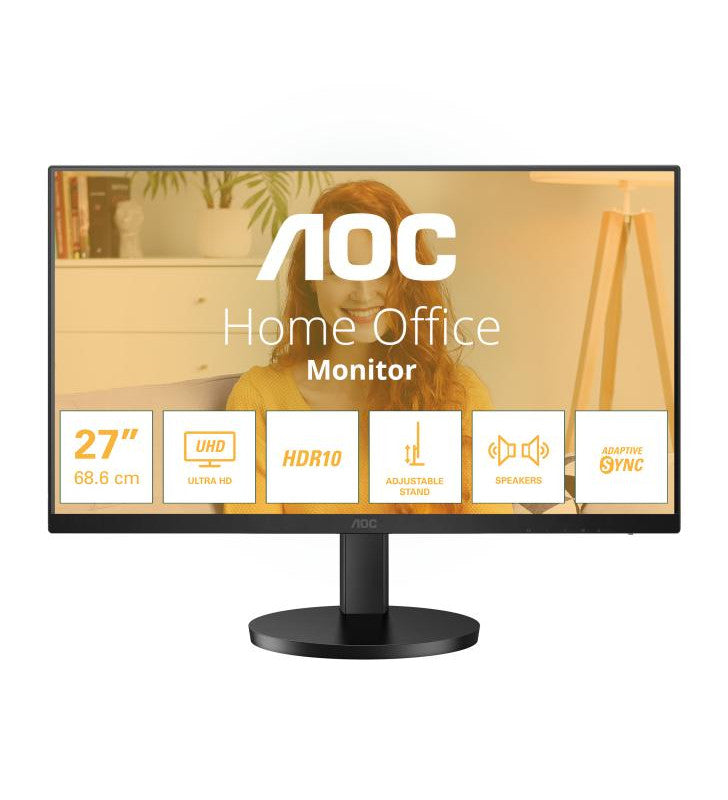 AOC U27B3AF Ã©cran plat de PC 68,6 cm (27") 3840 x 2160 pixels 4K Ultra HD LED Noir