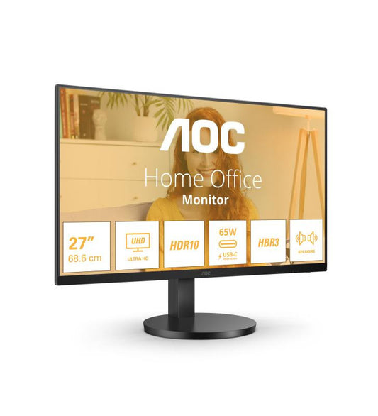 AOC B3 U27B3CF Ã©cran plat de PC 68,6 cm (27") 3840 x 2160 pixels 4K Ultra HD LCD Noir