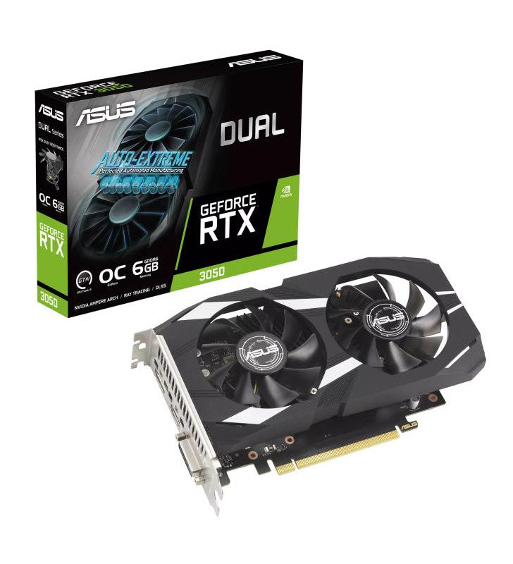 ASUS Dual -RTX3050-O6G NVIDIA GeForce RTX 3050 6 Go GDDR6