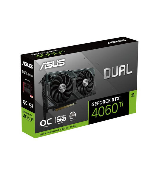 ASUS Dual -RTX4060TI-O16G NVIDIA GeForce RTX 4060 Ti 16 Go GDDR6