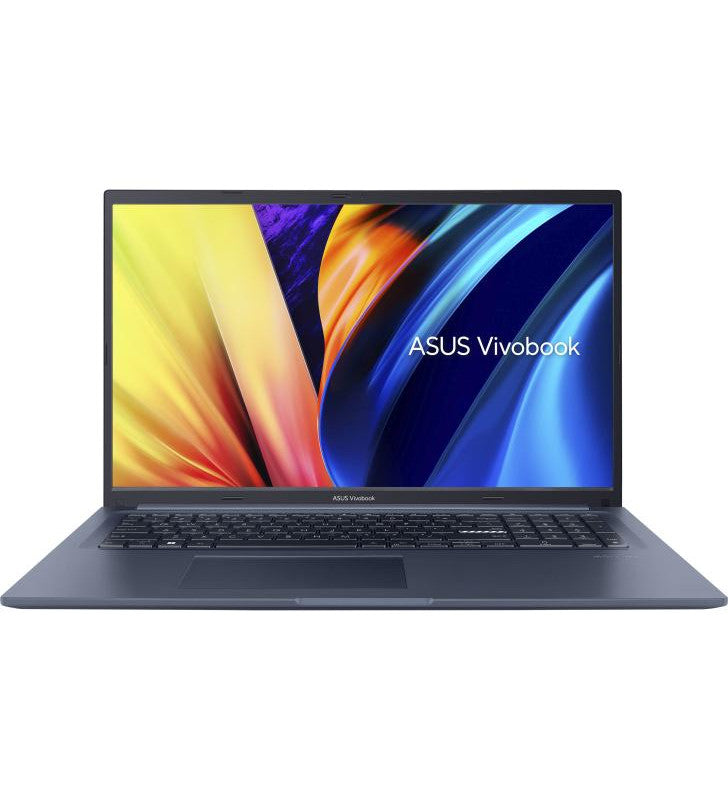 ASUS Vivobook 17 P1704ZA-AU136X IntelÂ® Core? i7 i7-1255U Ordinateur portable 43,9 cm (17.3") Full HD 8 Go DDR4-SDRAM 512 Go SSD Wi-Fi 6 (802.11ax) Windows 11 Pro Bleu