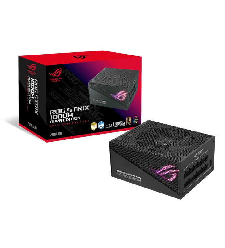 ASUS ROG Strix 1000W Gold Aura Edition unitÃ© d'alimentation d'Ã©nergie 20+4 pin ATX ATX Noir