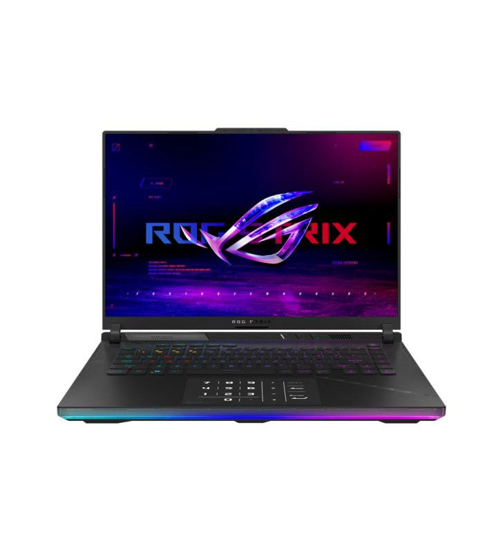 ASUS ROG Strix SCAR 16 G634JY-NM039W IntelÂ® Core? i9 i9-13980HX Ordinateur portable 40,6 cm (16") Quad HD+ 64 Go DDR5-SDRAM 4 To SSD NVIDIA GeForce RTX 4090 Wi-Fi 6E (802.11ax) Windows 11 Home Noir