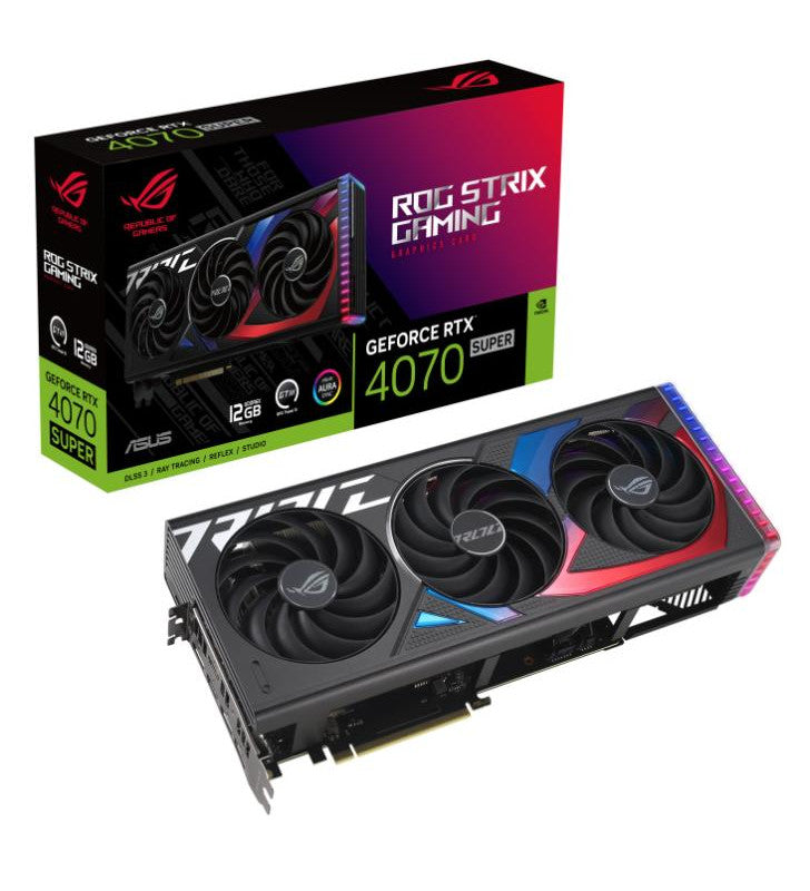 ASUS ROG -STRIX-RTX4070S-12G-GAMING NVIDIA GeForce RTX 4070 SUPER 12 Go GDDR6X