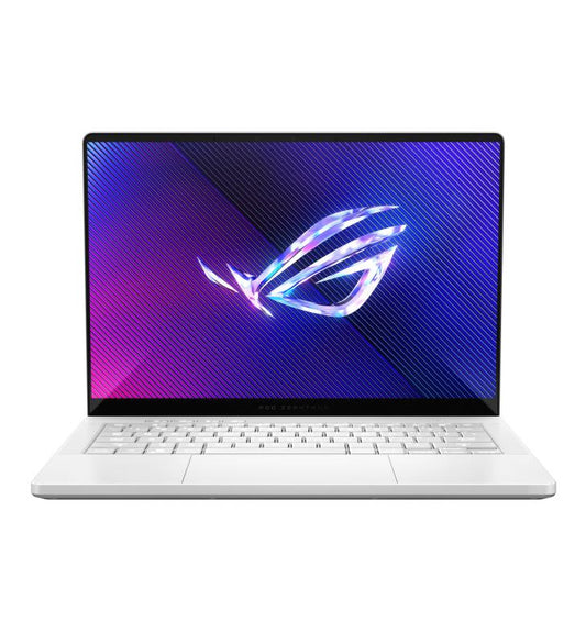 ASUS ROG Zephyrus G14 GA403UV-QS076W AMD Ryzen? 7 8845HS Ordinateur portable 35,6 cm (14") 3K 32 Go LPDDR5x-SDRAM 1 To SSD NVIDIA GeForce RTX 4060 Wi-Fi 6E (802.11ax) Windows 11 Home Blanc