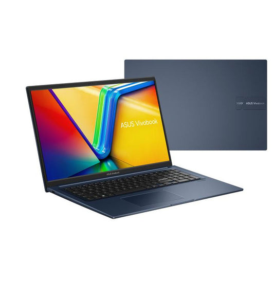 ASUS Vivobook 17 X1704ZA-AU251W IntelÂ® Core? i7 i7-1255U Ordinateur portable 43,9 cm (17.3") Full HD 16 Go DDR4-SDRAM 512 Go SSD Wi-Fi 6E (802.11ax) Windows 11 Home Bleu