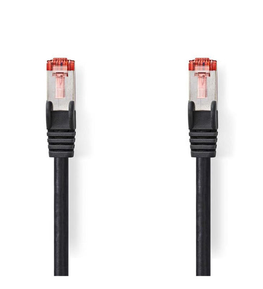 CABLE RJ45 CAT-6 S/FTP (8P8C) Male-(8P8C) Male 5m Noir