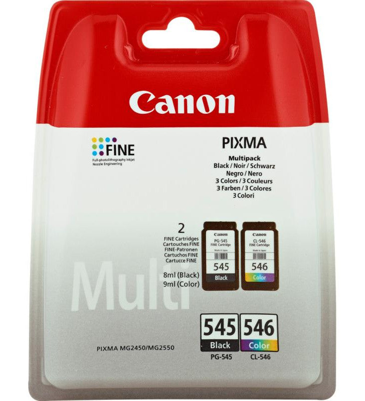 CANON PG-545/CL-546 pack blister avec Alarme