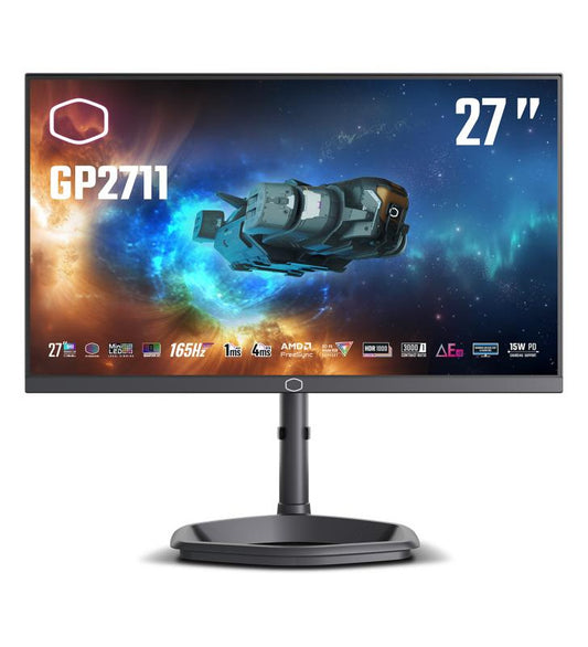 Cooler Master Gaming GP2711 LED display 68,6 cm (27") 2560 x 1440 pixels 2K Ultra HD Noir