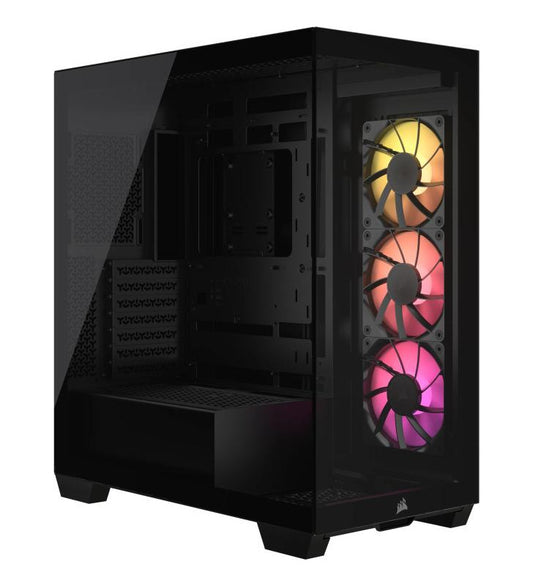 CORSAIR 3500X ARGB Mid-Tower PC Case, Black