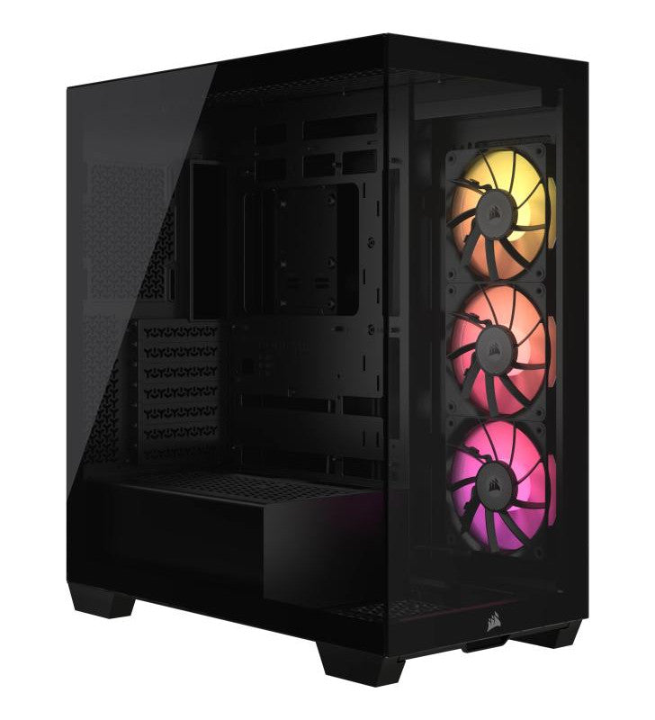 CORSAIR ICUE LINK 3500X ARGB Mid-Tower PC Case, Black