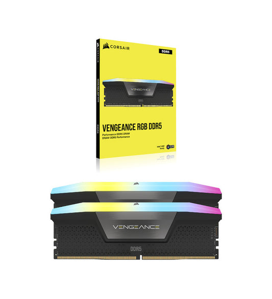 Corsair Vengeance RGB CMH32GX5M2B5600C40K module de mÃ©moire 32 Go 2 x 16 Go DDR5 5600 MHz