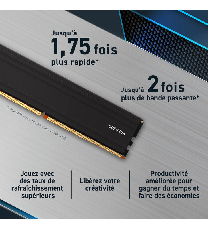 Crucial Pro module de mÃ©moire 48 Go 1 x 48 Go DDR5 5600 MHz