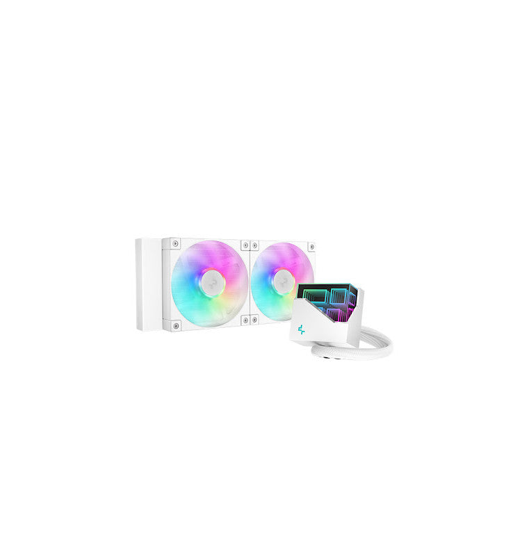 DeepCool LT240 Processeur Refroidisseur de liquide tout-en-un 12 cm Blanc 1 piÃ¨ce(s)