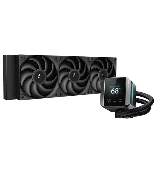 DeepCool MYSTIQUE 240 ARGB Processeur Refroidisseur de liquide tout-en-un 12 cm Noir 1 piÃ¨ce(s)