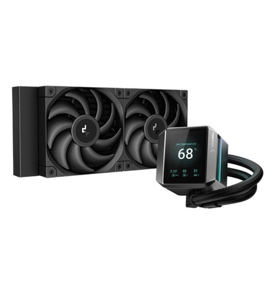 DeepCool MYSTIQUE 240 Processeur Refroidisseur de liquide tout-en-un 12 cm Noir 1 piÃ¨ce(s)