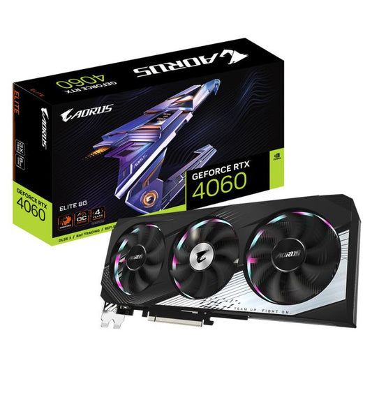 GIGABYTE AORUS GeForce RTX 4060 ELITE 8G NVIDIA 8 Go GDDR6