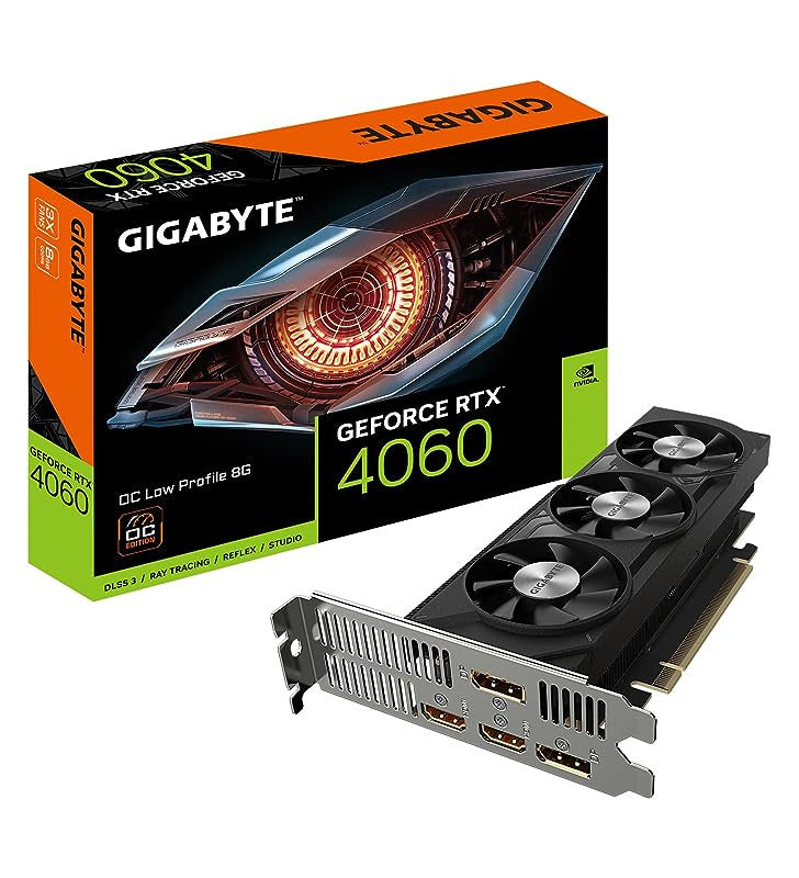 GIGABYTE GeForce RTX 4060 OC Low Profile 8G NVIDIA GeForce RTXÂ­ 4060 8 Go GDDR6