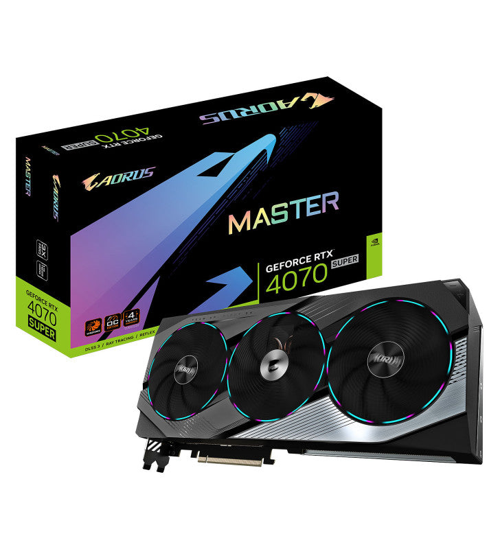 GIGABYTE AORUS GeForce RTX 4070 SUPER MASTER 12G NVIDIA 12 Go GDDR6X