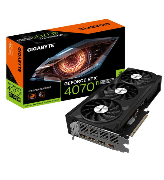 GIGABYTE GeForce RTX 4070 Ti SUPER WINDFORCE OC 16G NVIDIA 16 Go GDDR6X