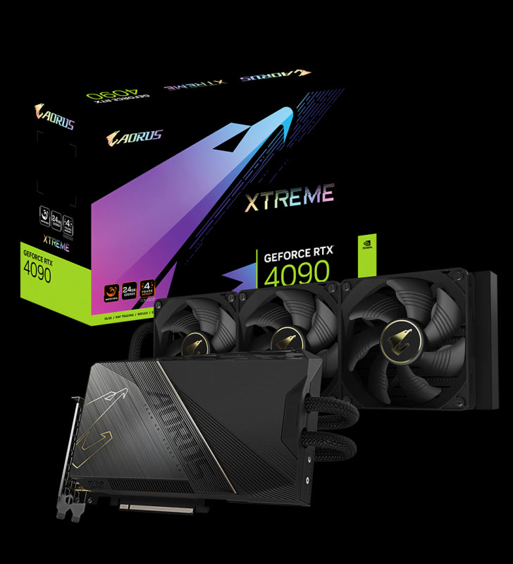 GIGABYTE AORUS XTREME AORUS GeForce RTX 4090 XTREME WATERFORCE 24G NVIDIA 24 Go GDDR6X