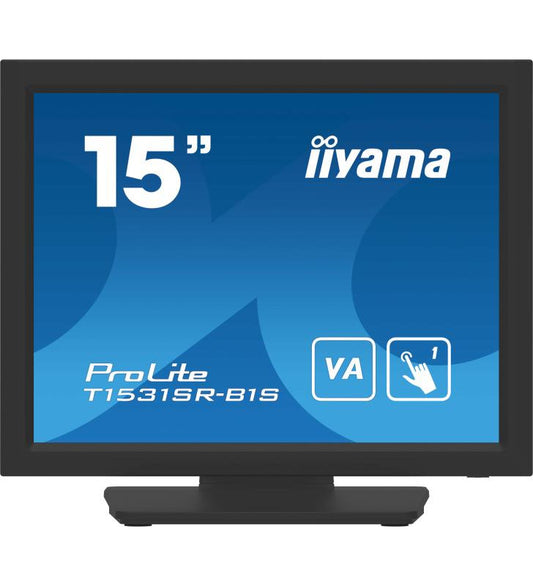 iiyama T1531SR-B1S Moniteur de caisse 38,1 cm (15") 1024 x 768 pixels XGA Ã‰cran tactile