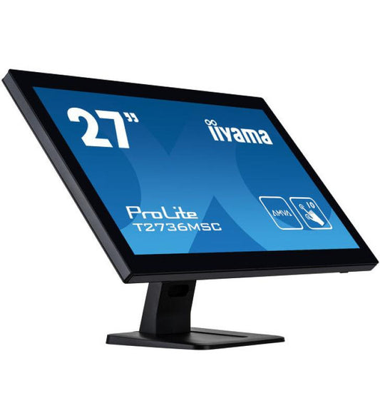 iiyama ProLite T2752MSC-B1 Ã©cran plat de PC 68,6 cm (27") 1920 x 1080 pixels Full HD LED Ã‰cran tactile Noir