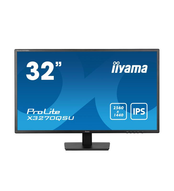 iiyama ProLite X3270QSU-B1 Ã©cran plat de PC 81,3 cm (32") 2560 x 1440 pixels Wide Quad HD LED Noir