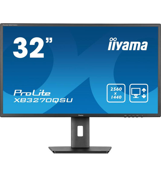 iiyama ProLite XB3270QSU-B1 Ã©cran plat de PC 81,3 cm (32") 2560 x 1440 pixels Wide Quad HD LED Noir