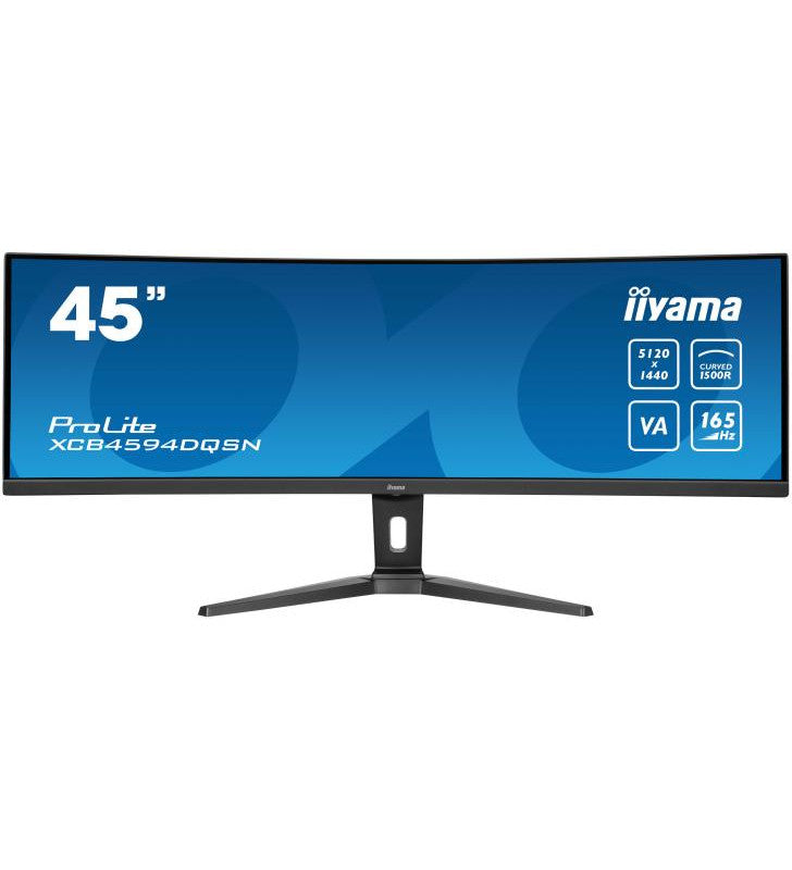 iiyama G-MASTER 45"LCD Curved Bus. UWQHD Ã©cran plat de PC 114,3 cm (45") 5120 x 1440 pixels Dual QHD LED Noir