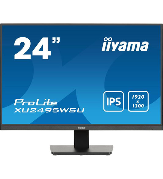 iiyama ProLite XU2495WSU-B7 Ã©cran plat de PC 61 cm (24") 1920 x 1200 pixels 4K Ultra HD LED Noir