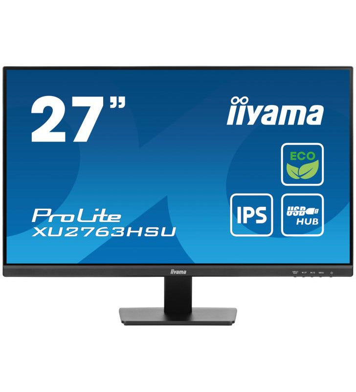 iiyama ProLite XU2763HSU-B1 Ã©cran plat de PC 68,6 cm (27") 1920 x 1080 pixels Full HD LED Noir