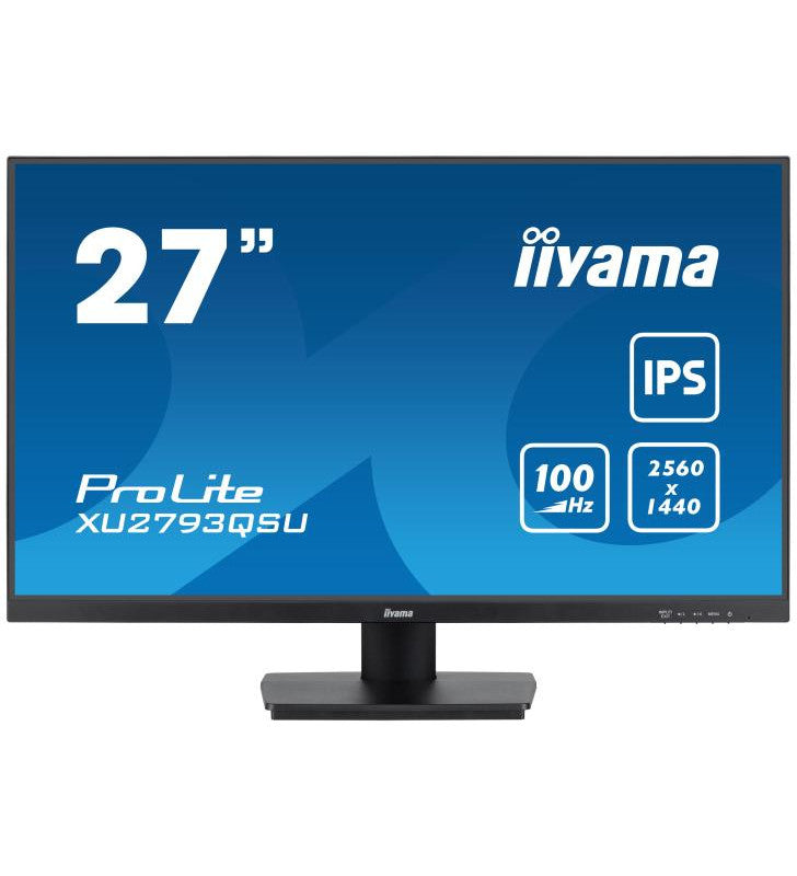 iiyama ProLite XU2793QSU-B6 Ã©cran plat de PC 68,6 cm (27") 2560 x 1440 pixels Wide Quad HD LED Noir