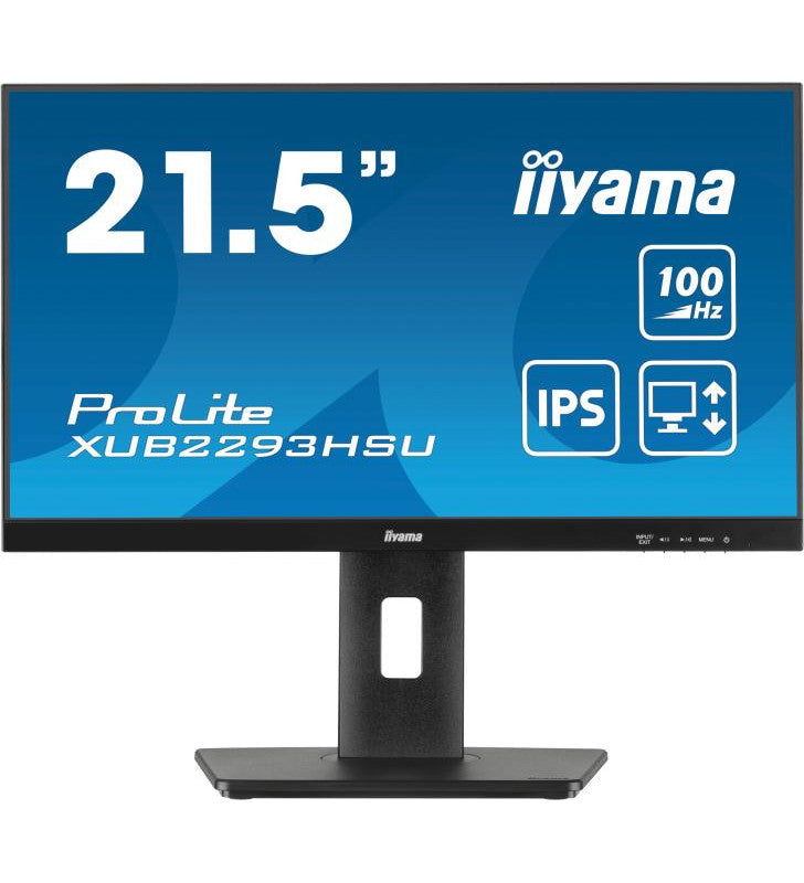 iiyama ProLite XUB2293HSU-B6 Ã©cran plat de PC 54,6 cm (21.5") 1920 x 1080 pixels Full HD LED Noir