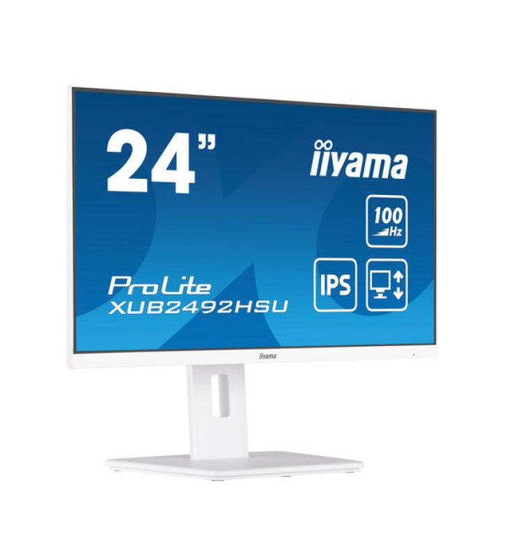 iiyama XUB2492HSU-W6 Ã©cran plat de PC 60,5 cm (23.8") 1920 x 1080 pixels Full HD LED Blanc