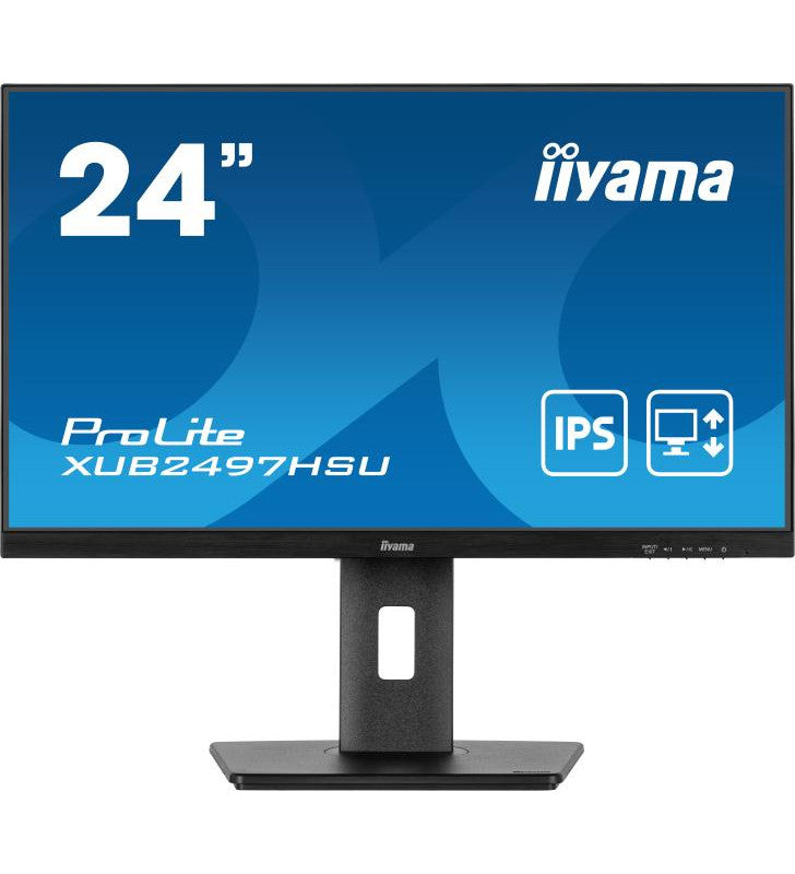 iiyama ProLite XUB2497HSU-B1 Ã©cran plat de PC 61 cm (24") 1920 x 1080 pixels Full HD LED Noir