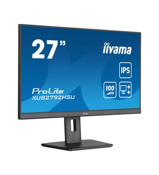 iiyama XUB2792HSU-B6 Ã©cran plat de PC 68,6 cm (27") 1920 x 1080 pixels Full HD LED Noir