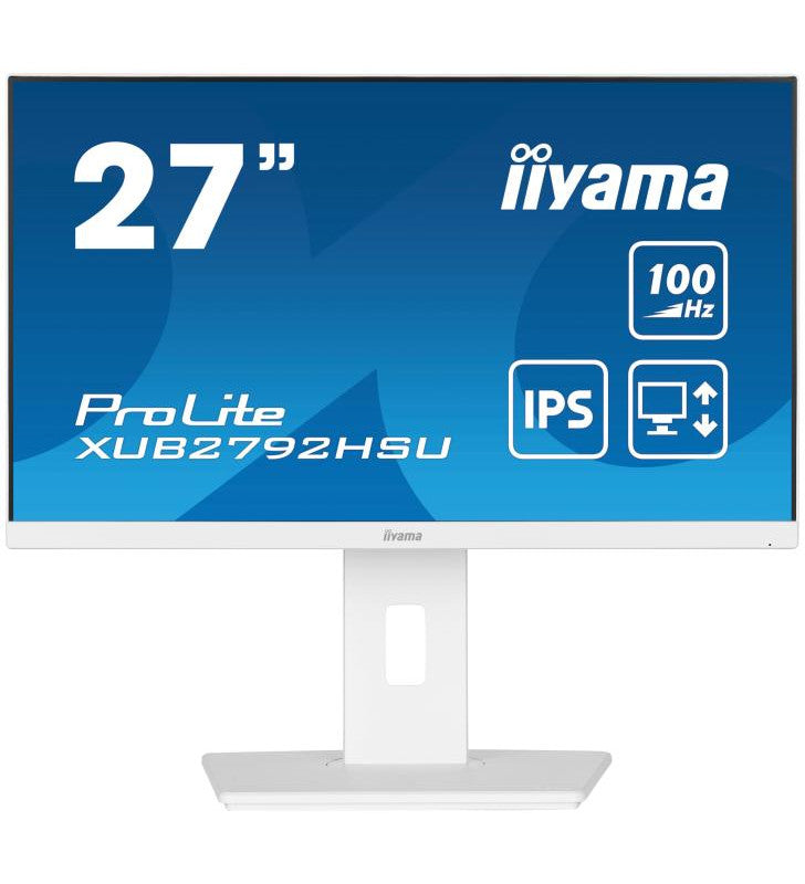 iiyama ProLite XUB2792HSU-W6 LED display 68,6 cm (27") 1920 x 1080 pixels Full HD Blanc