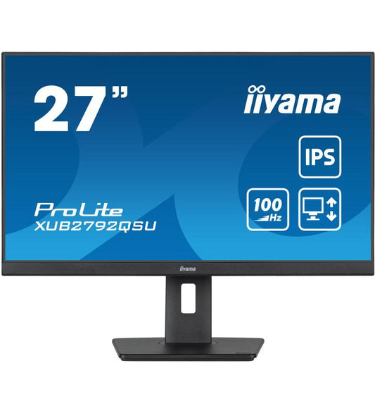 iiyama ProLite Ã©cran plat de PC 68,6 cm (27") 2560 x 1440 pixels Full HD LED Noir