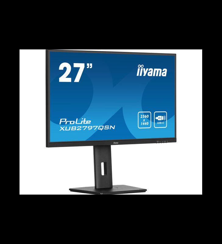 iiyama ProLite XUB2797QSNP-B1 Ã©cran plat de PC 68,6 cm (27") 2560 x 1440 pixels Wide Quad HD LED Noir