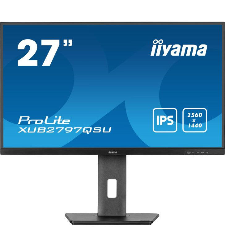 iiyama ProLite XUB2797QSU-B1 Ã©cran plat de PC 68,6 cm (27") 2560 x 1440 pixels Wide Quad HD LED Noir