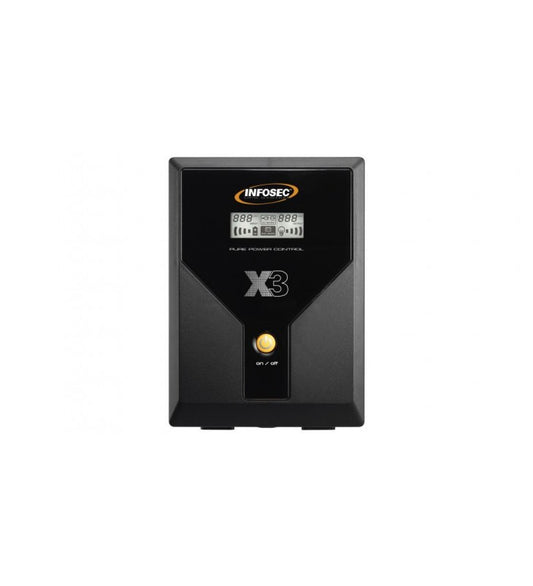 INFOSEC X3 EX 3000 LCD USB FR/SCHUKO - Line interactive