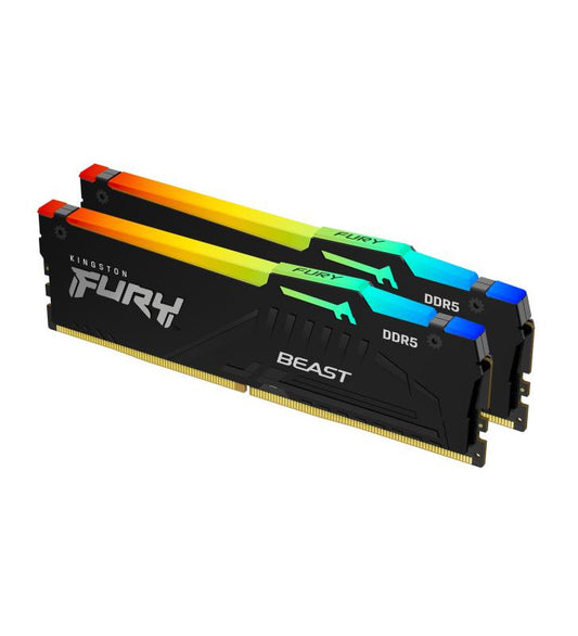 Kingston Technology FURY Beast 32GB 6000MT/s DDR5 CL30 DIMM (Kits de 2) RGB EXPO